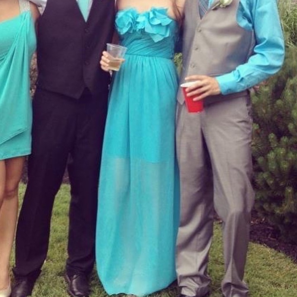 Blue formal dress